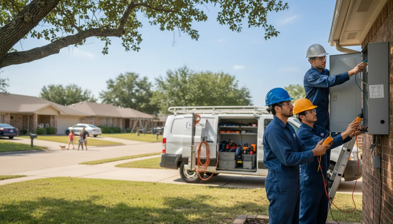 Certified electrician providing emergency electrical services in Acosta, PA